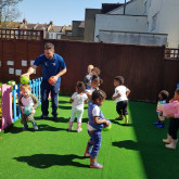 Kids playing at Tammy's Tiny Tots Nursery Kids playing at Tammy's Tiny Tots Nursery