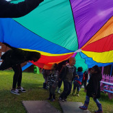 Kids playing at Tammy's Tiny Tots Nursery Kids playing at Tammy's Tiny Tots Nursery